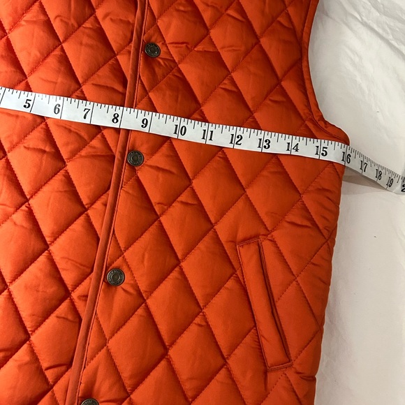 NWT JANIE AND JACK Puffer Vest Orange 5-6y - Picture 6 of 8